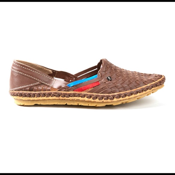 HOLAS STRIPES SANDALS // BROWN + BLUE + RED - Picture 6 of 8